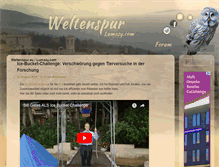 Tablet Screenshot of blog.weltenspur.eu